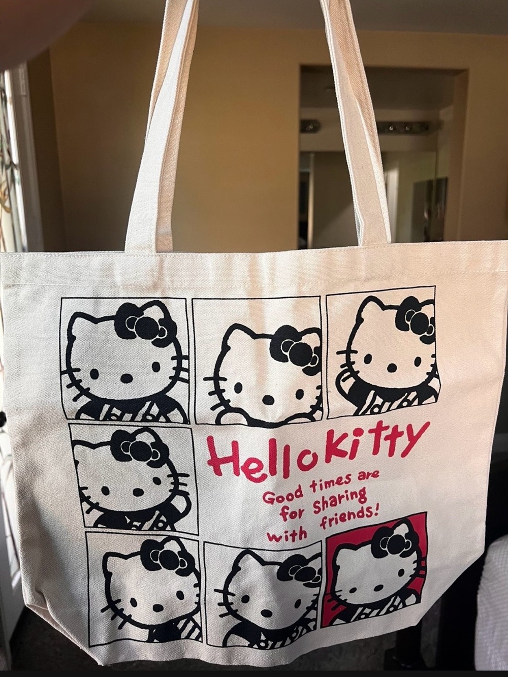 Hello Kitty White Tote